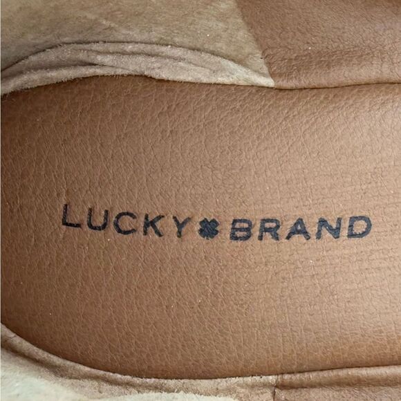 Lucky Brand Tan Flats with Classic Design Wimmie Light Brown Ballet Flats - Picture 10 of 16